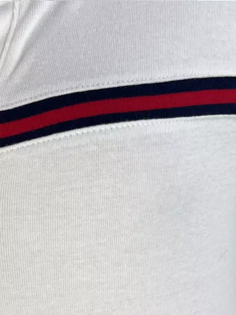 Blusa Tommy Hilfiger Listras Branca