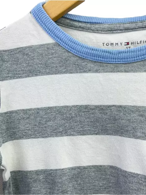 Blusa Tommy Hilfiger Tecido Bicolor