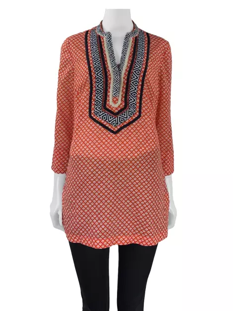 Blusa Tory Burch Tecido Estampado