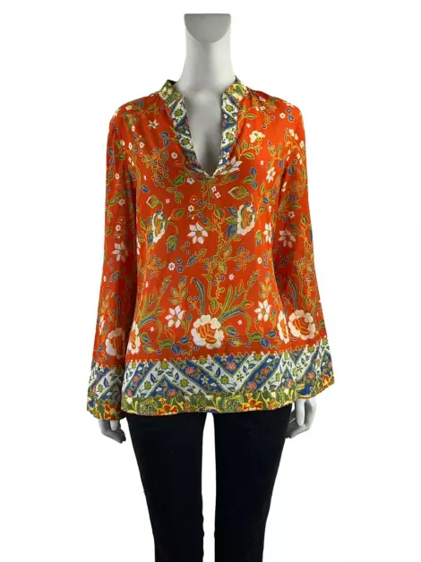 Blusa Tory Burch Tecido Estampado