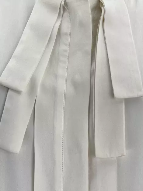 Blusa Tufi Duek Acetinada Off-White