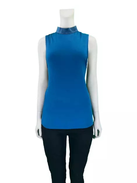 Blusa Tufi Duek Tecido Azul