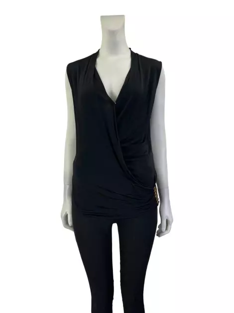 Blusa Tufi Duek Tecido Preto