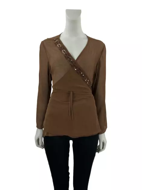 Blusa TVZ Transpassada Marrom