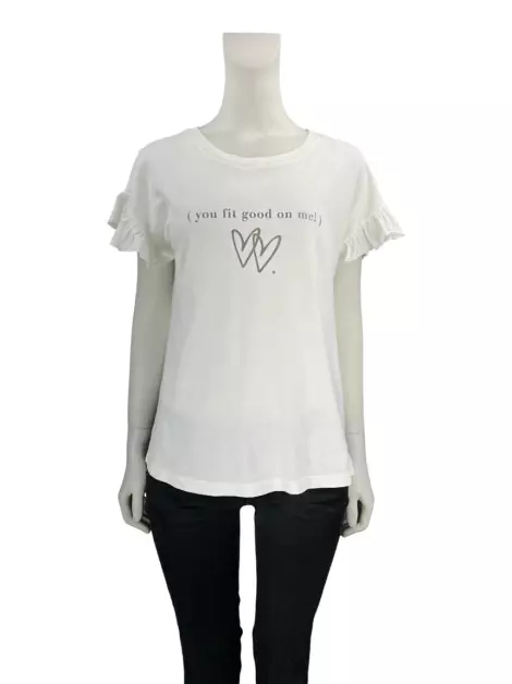 Blusa Twenty Four Seven Estampada Branca