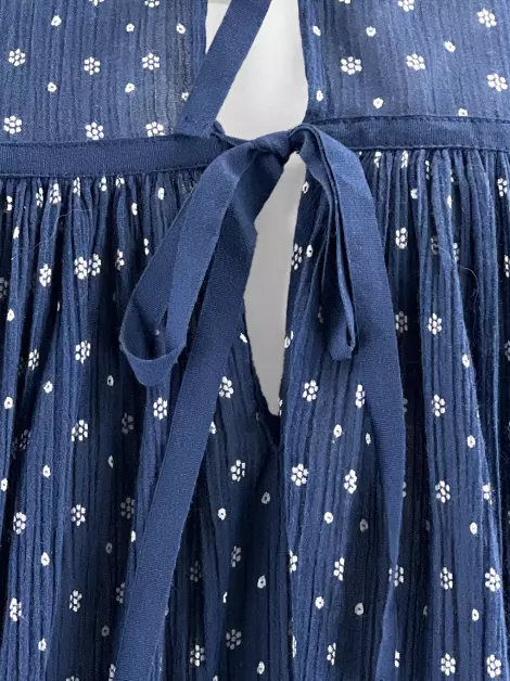 Blusa Ulla Johnson Floral Azul