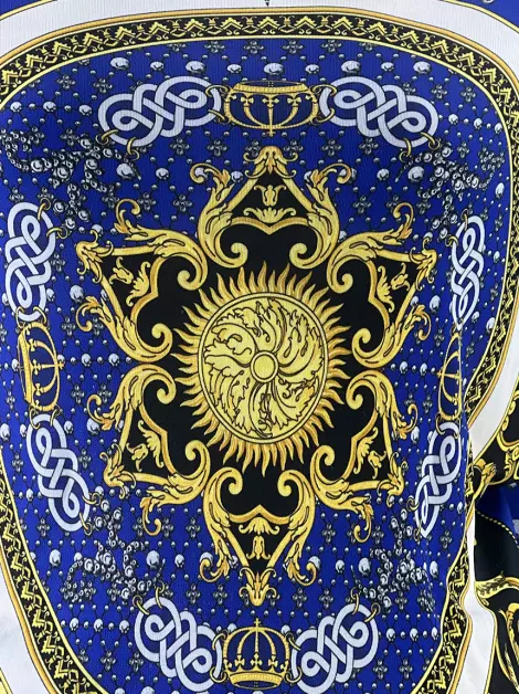Blusa Versace Estampado Multicolor