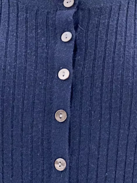 Blusa Vince. Canelado Azul