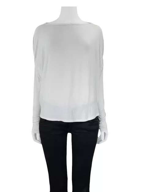 Blusa Vince. Tecido Branco