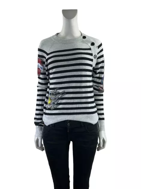 Blusa Zadig & Voltaire Cashmere Bordado