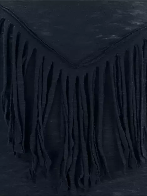 Blusa Zadig & Voltaire Cure Fringes Preto