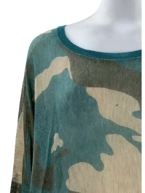 Blusa Zadig & Voltaire Manga Longa Estampada