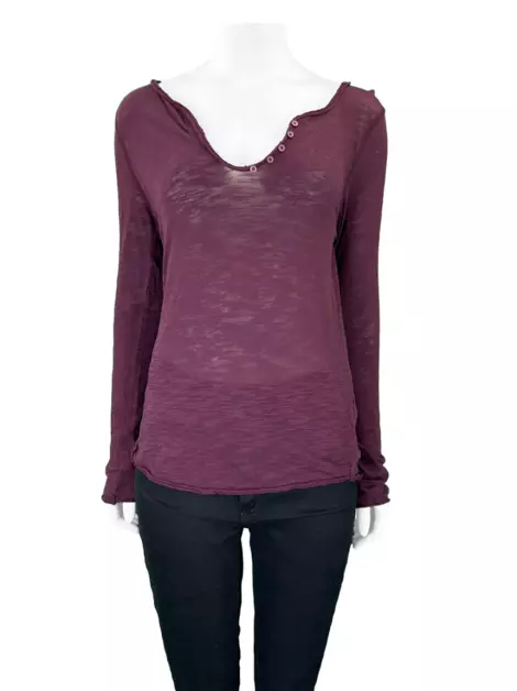 Blusa Zadig & Voltaire Tecido Vinho