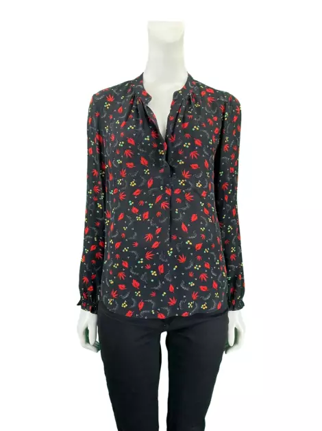 Blusa Zadig & Voltaire Tender Seda Estampado