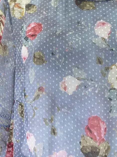Blusa Zimmermann Seda Azul