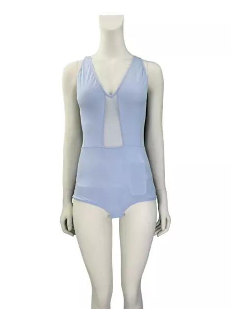 Body Giuliana Romanno Fendas Azul