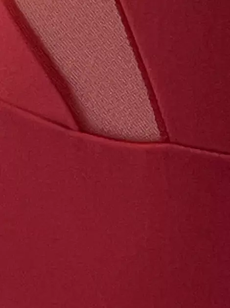 Body Giuliana Romanno Recortes Vermelho