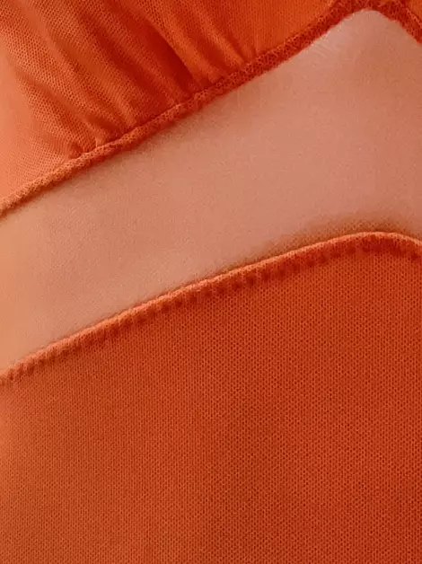 Body Giuliana Romanno Tule Laranja