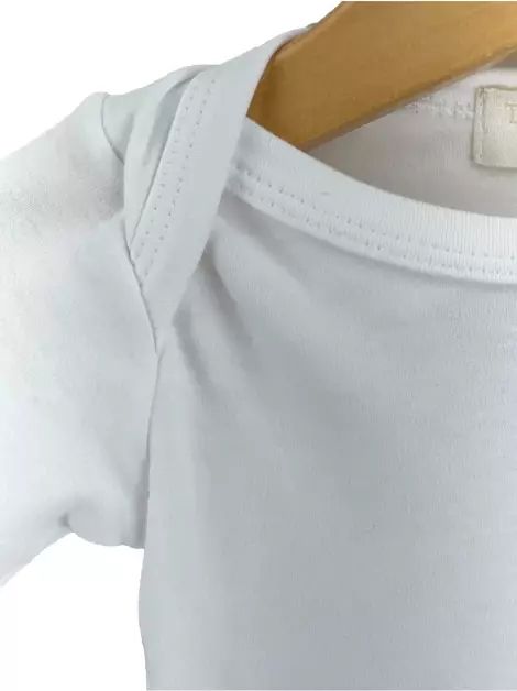 Body Trousseau Petit Tecido Branco