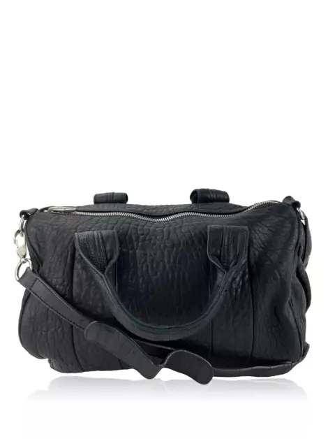 Bolsa com Alça Alexander Wang Rocco Duffel Preta