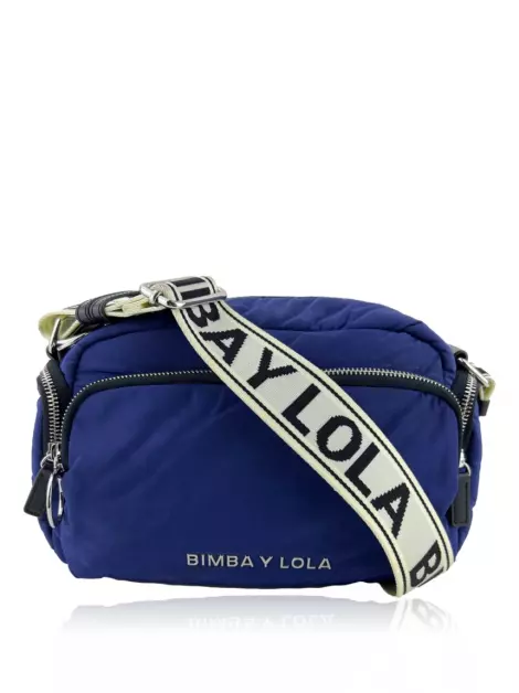 Bolsa com Alça BIMBA Y LOLA M Nylon Azul