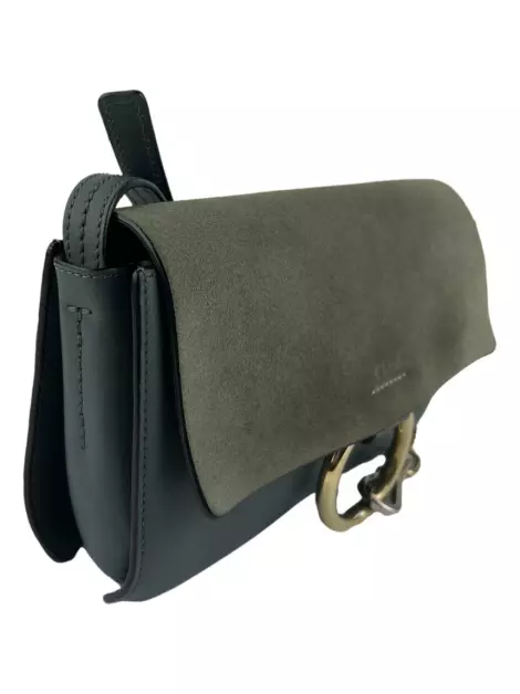 Bolsa com Alça Chloé Crossbody Faye Camurça Bicolor