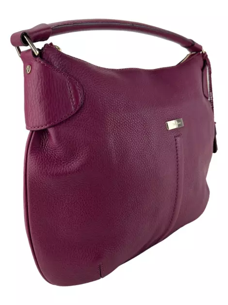 Bolsa com Alça Cole Haan Hobo Couro Vinho