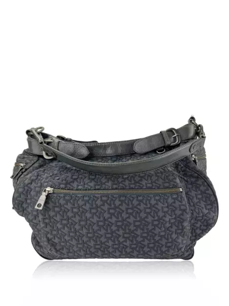 Bolsa com Alça DKNY Canvas Cinza