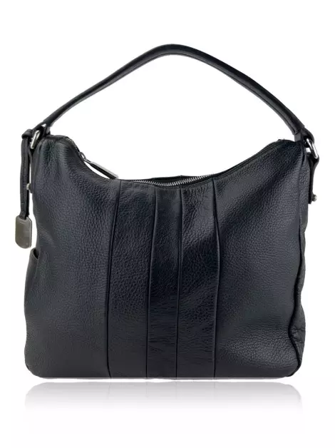 Bolsa com Alça Furla Hobo Couro Preto