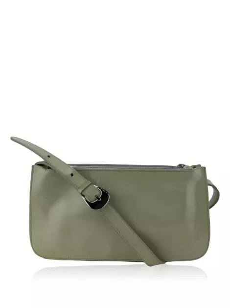 Bolsa com Alça Furla Hobo Verniz Verde
