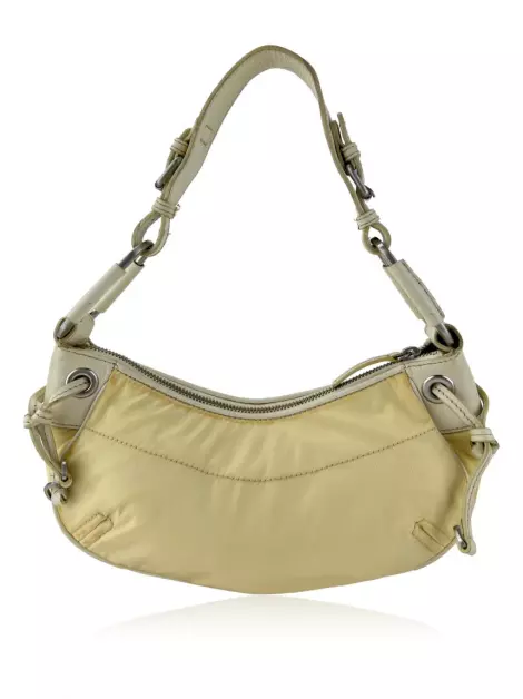 Bolsa com Alça Furla Nylon Bege Vintage
