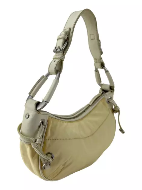 Bolsa com Alça Furla Nylon Bege Vintage