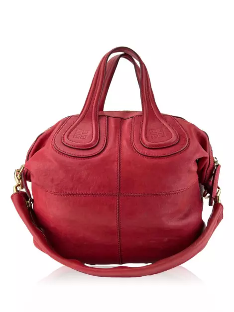 Bolsa com Alça Givenchy Medium Nightingale Vermelha