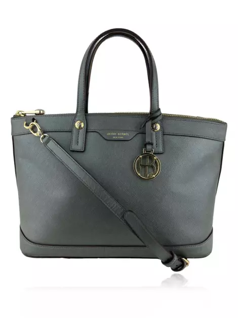 Bolsa com Alça Henri Bendel Saffiano Cinza