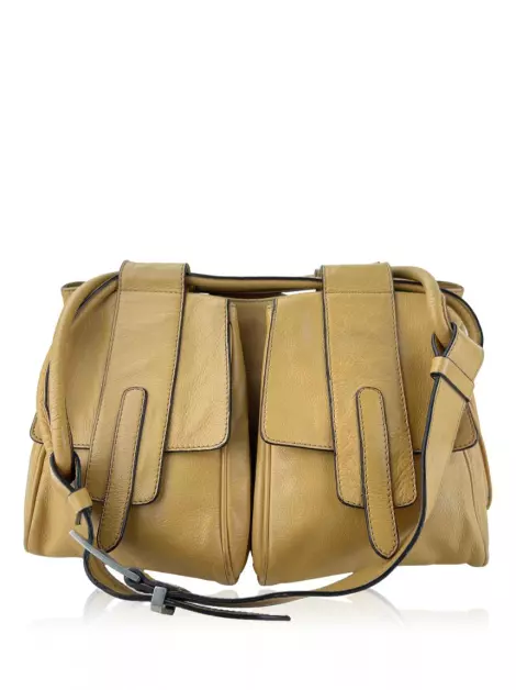 Bolsa com Alça Hogan Couro Bege
