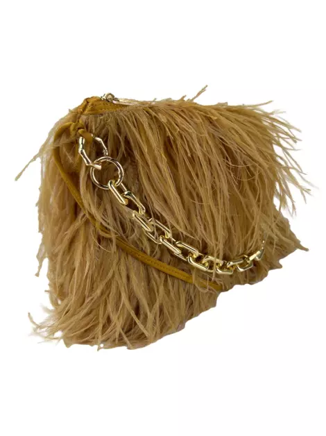 Bolsa com Alça Isla Plumas Marrom