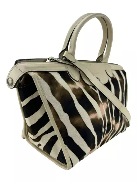 Bolsa com Alça Longchamp Le Pliage Heritage Animal Print