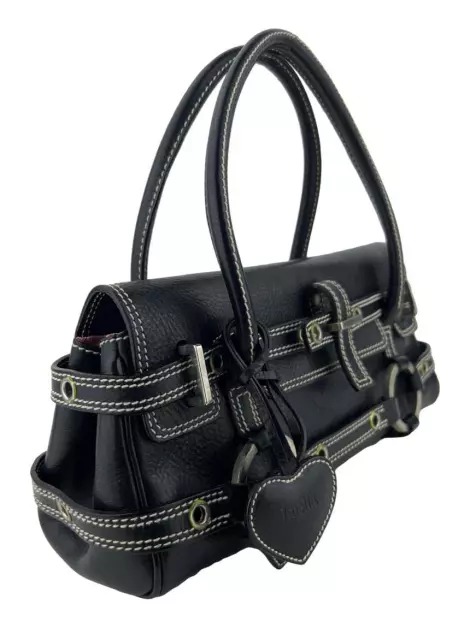 Bolsa com Alça Luella Gisele Couro Preto