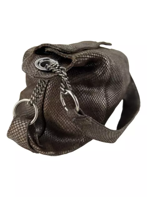 Bolsa com Alça Mara Mac Chain Marrom