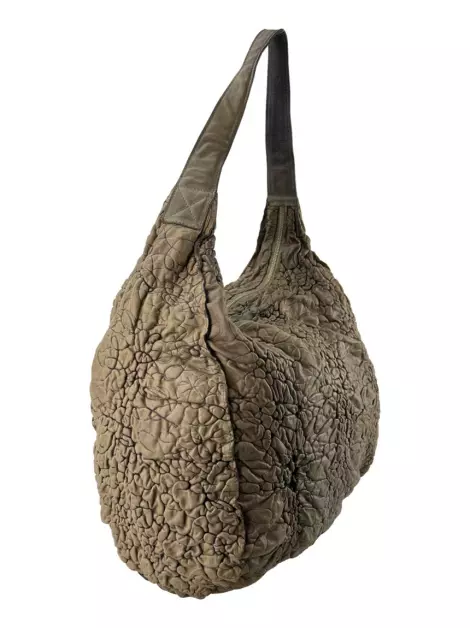 Bolsa com Alça Mara Mac Texturizada Marrom