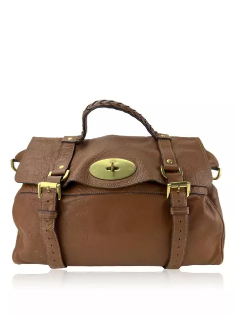 Bolsa com Alça Mulberry Alexa Marrom