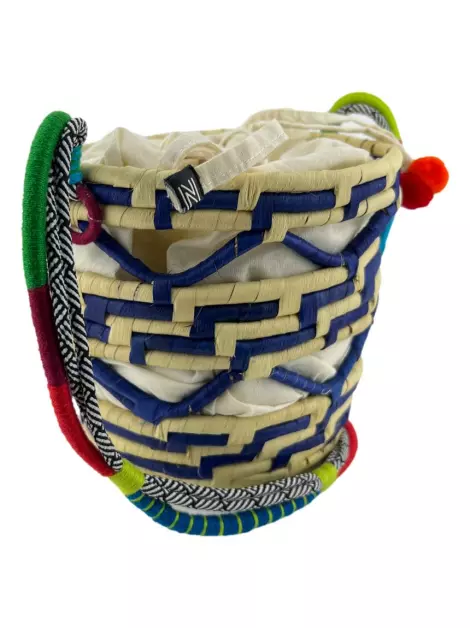 Bolsa com Alça Nannacay Felipa Azul
