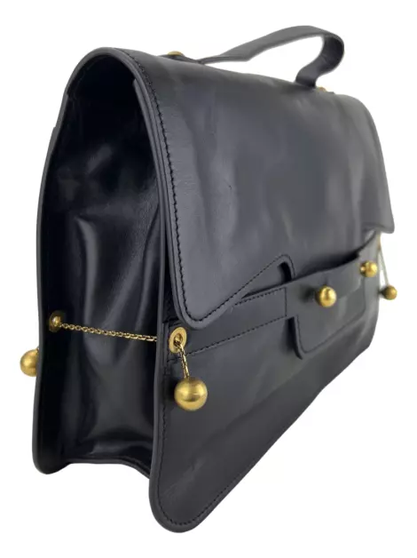 Bolsa com Alça Red Valentino Couro Preta