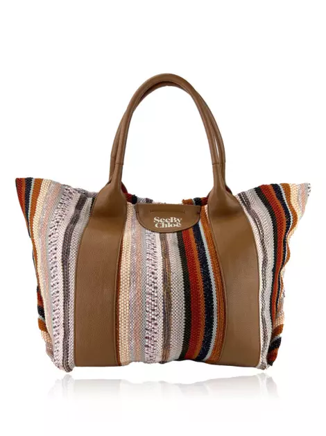 Bolsa com Alça See By Chloé Laetizia Multicolorida