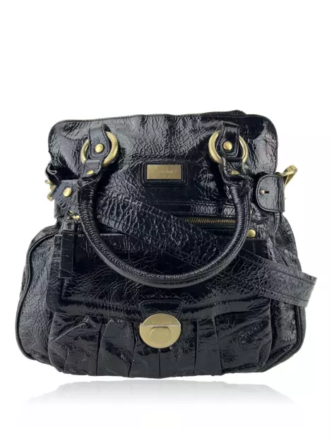Bolsa com Alça Tufi Duek Verniz Preta