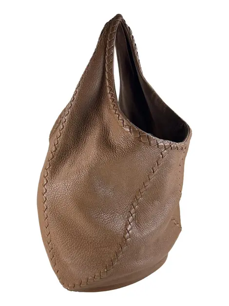 Bolsa Hobo Bottega Veneta Cervo Marrom