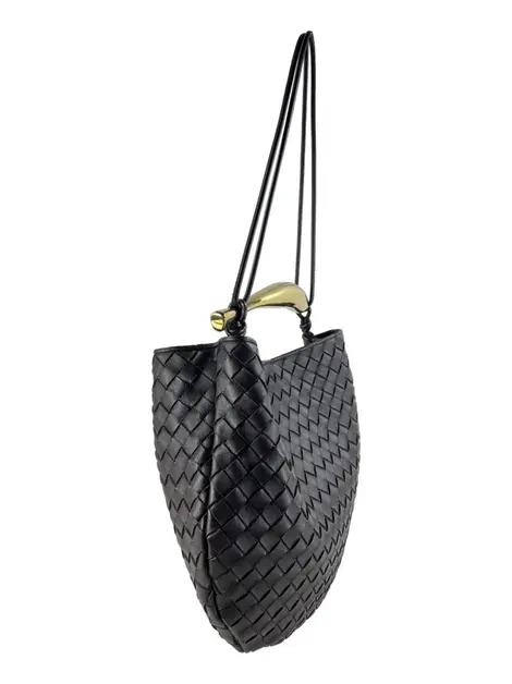 Bolsa Hobo Bottega Veneta Sardine Marrom