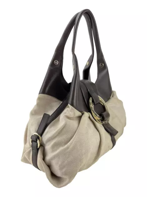 Bolsa Hobo Bulgari Chandra Marrom
