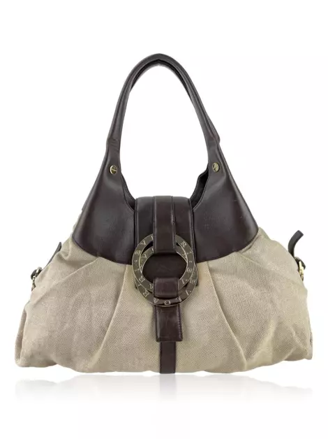 Bolsa Hobo Bulgari Chandra Marrom