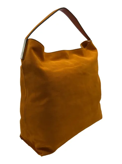 Bolsa Hobo Coccinelle Camurça Mostarda